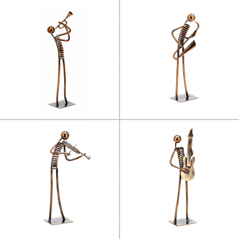 achat-vente-statuette-musicien-ensemble-table-passion