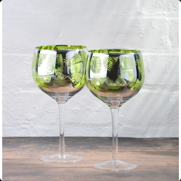 Lot 2 verres Tropical